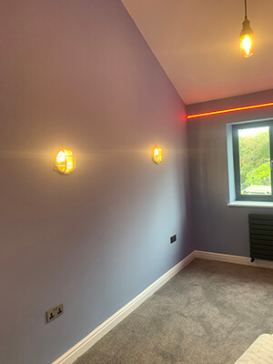 Interior wall painting